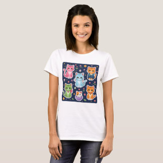 T-shirt Cadeaux mignons de chats Kawaii Neko drôles pour a