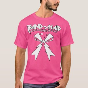 T-shirt Cadeaux nécessaires bande Maid Japon logo métalliq