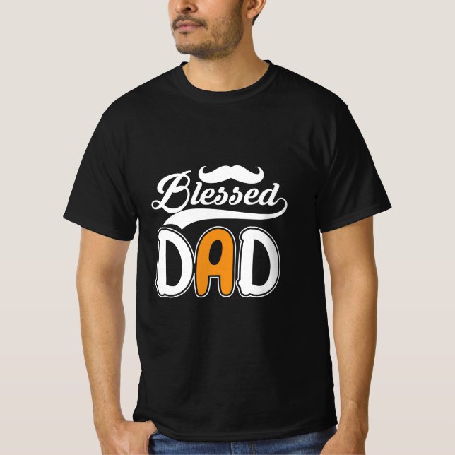 T-shirt Cadeaux papa | Mon père béni (Devant)