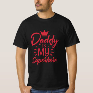 T-shirt Cadeaux Papa Papa est mon super-héros