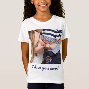T-Shirt Cadeaux Personnalisés Pour Maman Ajouter Votre Pho