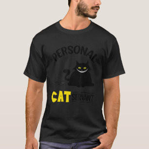 T-shirt Cadeaux Personnels De Serveuses De Chat Pour Amour