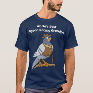 T-shirt Cadeaux Pigeon Racing Hommes grand-père père père 