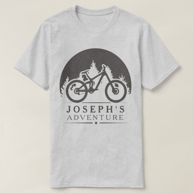 T-shirt Cadeaux pour des cyclistes personnalisés (Design devant)