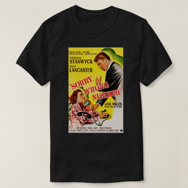 T-shirt Cadeaux Pour Femmes Barbara Actrice Stanwyck Graph (Design devant)
