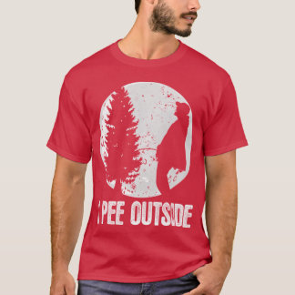 T-shirt Cadeaux pour je fais pipi à l'extérieur Inappropri