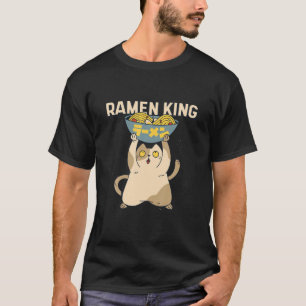 T-shirt Cadeaux Pour Les Amateurs D'Anime Ramen Cat Neko A