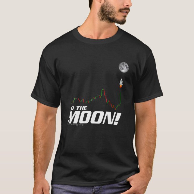 T-shirt Cadeaux Pour Les Amateurs De Bitcoin À La Lune BTC (Devant)