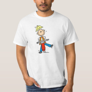 T-shirt Cadeaux pour ouvrier du bâtiment avec marteau-piqu