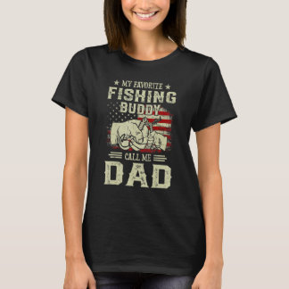 T-shirt Cadeaux pour papa pêcheur Fête des pères Mon ami d