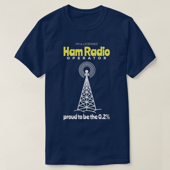 T-shirt Cadeaux radio de jambon Radio amateur (Design devant)