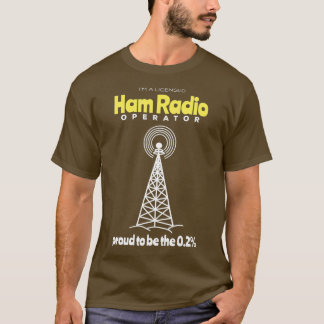 T-shirt Cadeaux radio de jambon Radio amateur