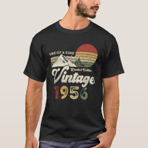 T-shirt Cadeaux Rétro 70e 1956 Faits à 70 Ans en 1956