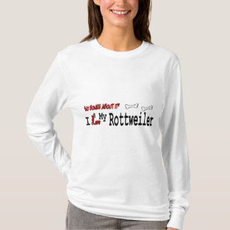 T-shirt Cadeaux Rottweiler amoureux