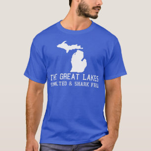 T-shirt Cadeaux sans requin non salés du Michigan