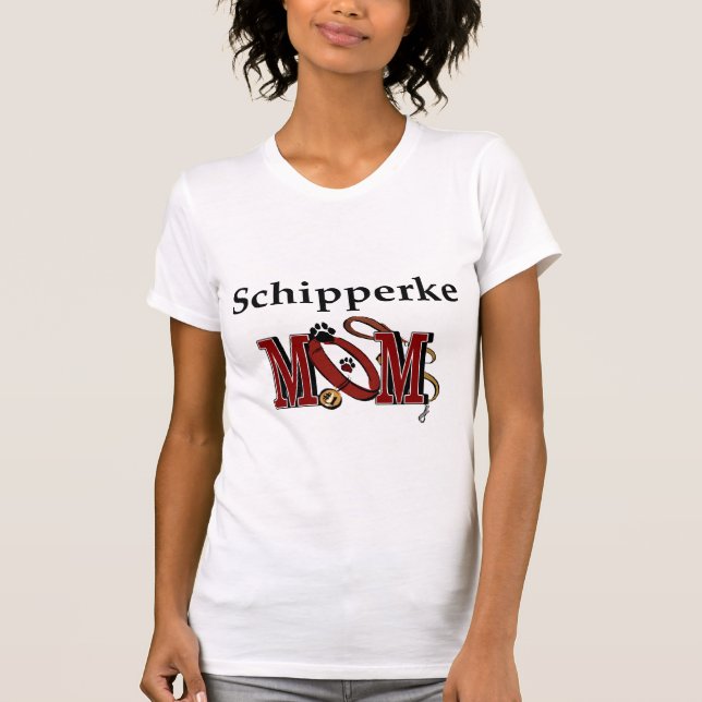 T-shirt Cadeaux Schipperke MOM (Devant)