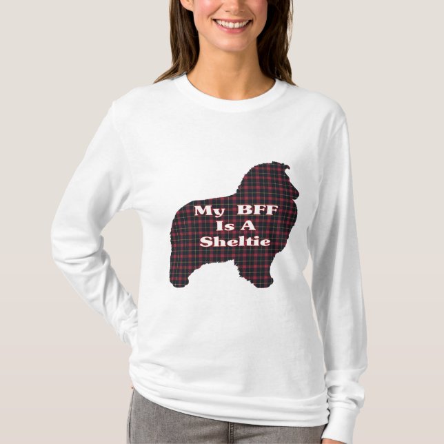 T-shirt Cadeaux Sheltie BFF (Devant)