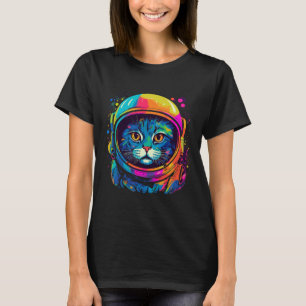 T-shirt Cadeaux spatiaux Chat Maman Chat Papa Homme Femmes