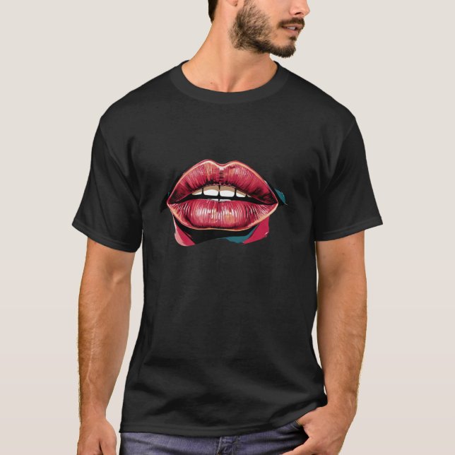 T-shirt Cadeaux Spéciaux de Rouge à Lèvres (Devant)