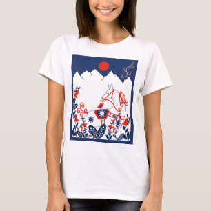 T-shirt Cadeaux Suédois Et Finlandais D'Art Populaire