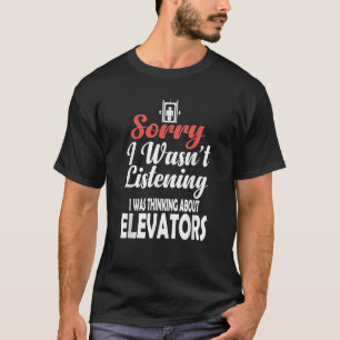 T-shirt Cadeaux technicien d'ascenseur Mécanicien d'ascens