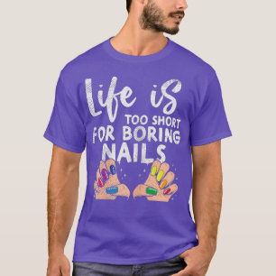 T-shirt Cadeaux techniques pour ongles pour femmes - la vi