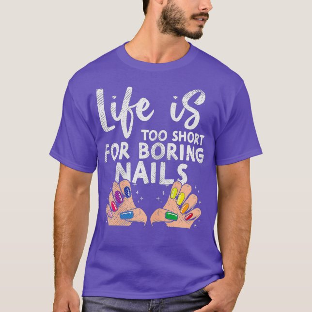 T-shirt Cadeaux techniques pour ongles pour femmes - la vi (Devant)