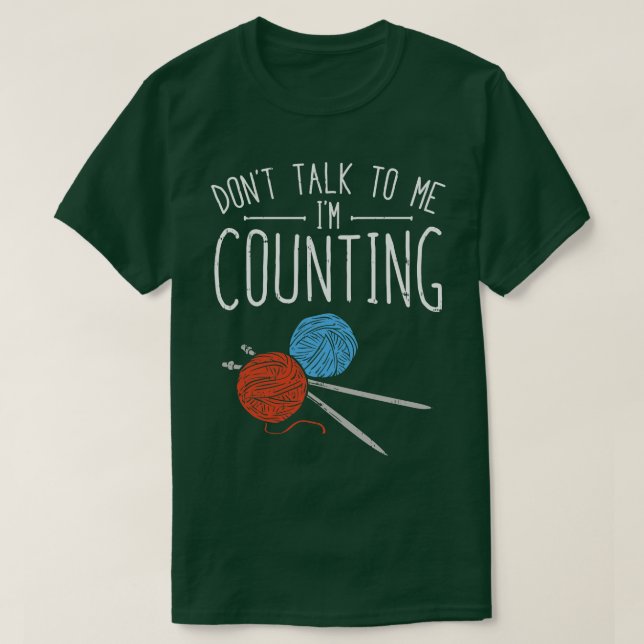 T-shirt Cadeaux Tricots de crochettage (Design devant)