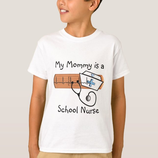 T-shirt Cadeaux uniques d'infirmière d'école (Devant)