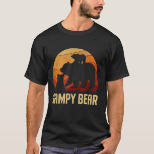 T-shirt Cadeaux Vintage Gampy Bear pour la fête des pères