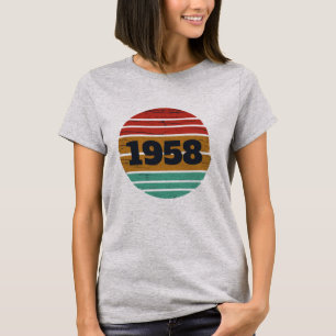 T-shirt Cadeaux vintages personnalisés pour 65e anniversai