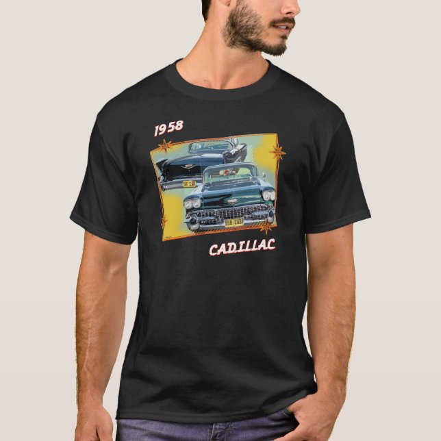 T-SHIRT CADILLAC 1958 3 (Devant)