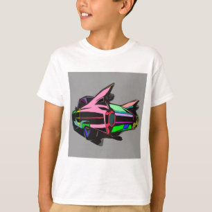 T-shirt Cadillac coloré