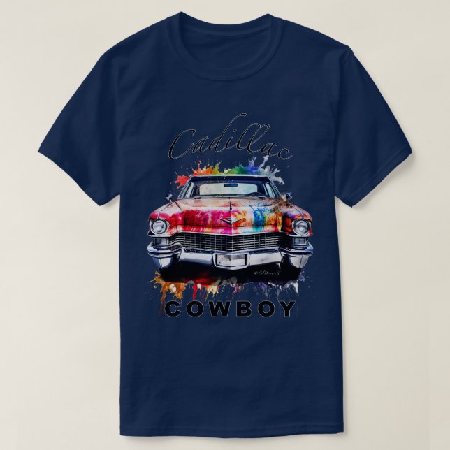 T-shirt Cadillac Cowboy (Design devant)