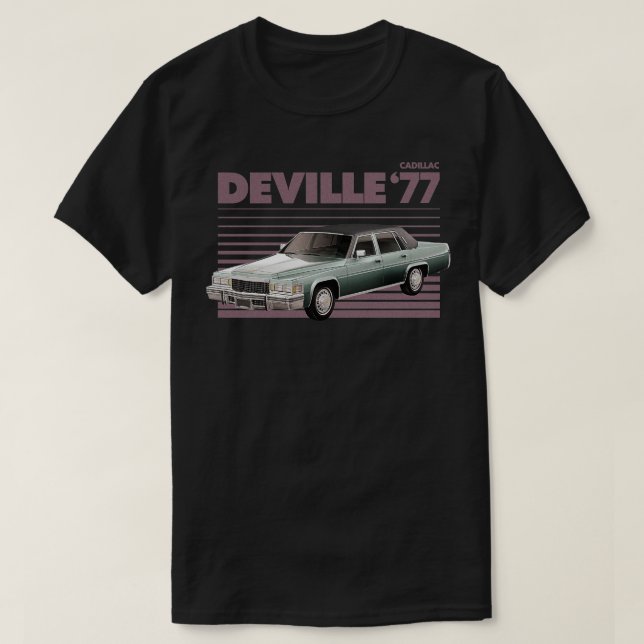 T-SHIRT CADILLAC DEVILLE (Design devant)
