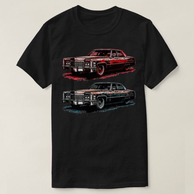 T-shirt Cadillac DeVille 19 (Design devant)