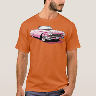 T-shirt Cadillac Rose Eldorado Convertable