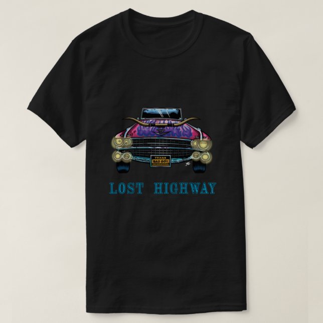 T-shirt Cadillac Texas Badboy (Design devant)