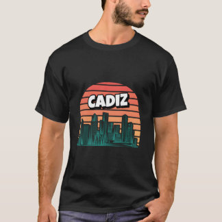 T-shirt Cadiz Espagne Gaditano Voyageur Voyageur