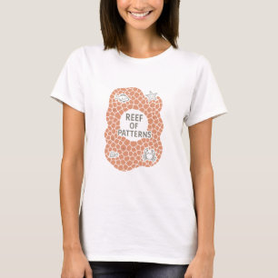 T-Shirt Cadre de corail de récif de motifs
