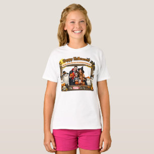 T-shirt Cadre de photo personnalisé de fantôme mignon de f