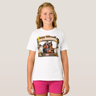 T-shirt Cadre de photo personnalisé de fantôme mignon de f