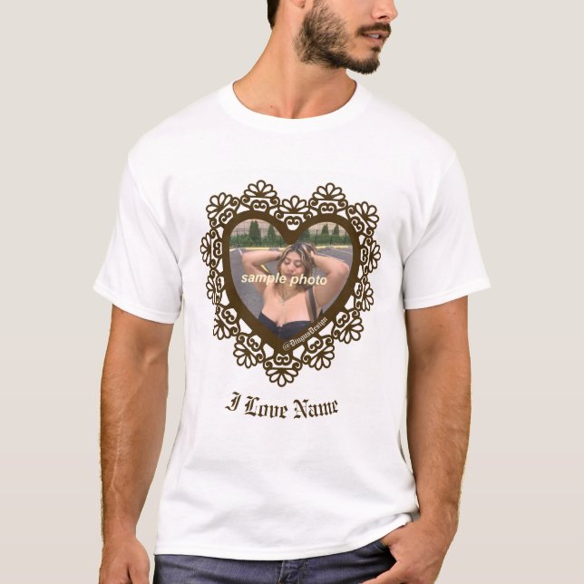 T-shirt Cadre Dingus Heart Lace (Devant)