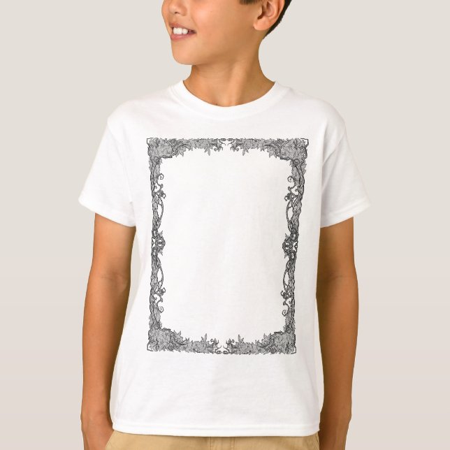 T-shirt Cadre forestier interdit (Devant)