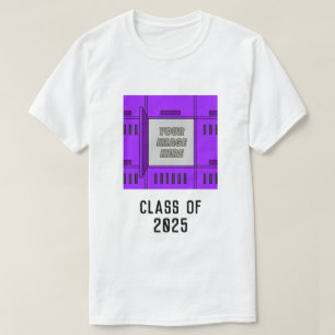 T-shirt Cadre Open Locker personnalisé violet