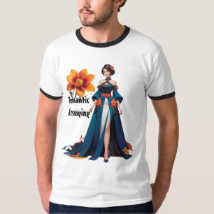 T-shirt Cadre romantique