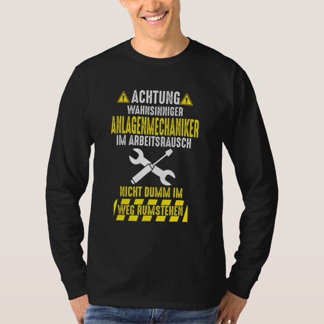 T-shirt Cadre System Mechanics Heating Builder (Devant)
