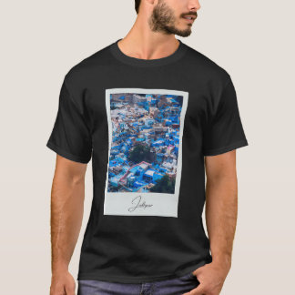T-shirt Cadres De Jodhpur City Blue - Inde