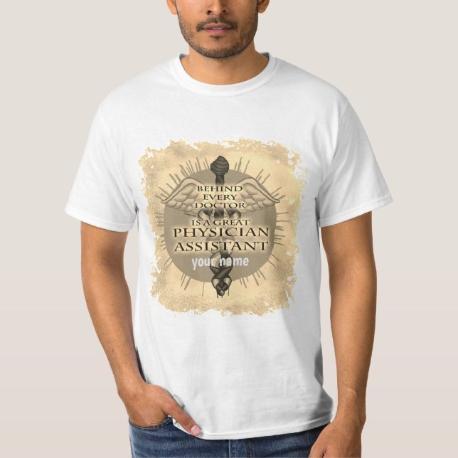 T-shirt Caducée d'Assistant de Médecin (Devant)