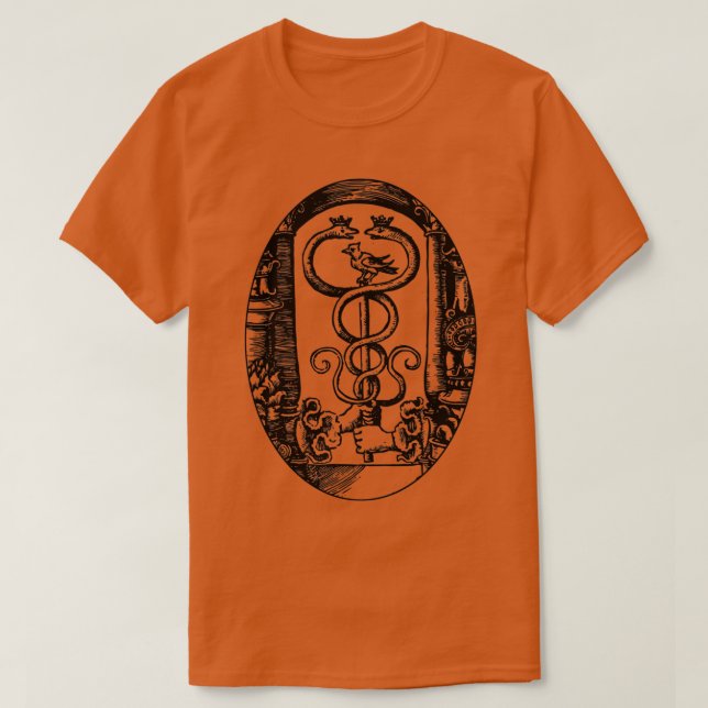 T-shirt Caducée de Hermes Thoth (Design devant)